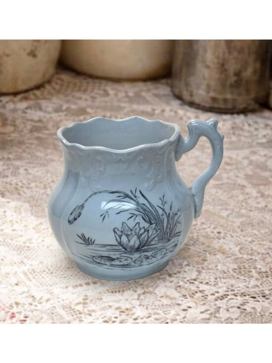 Royal Ironstone Other - Antique Royal Ironstone China Mug – England – Transferware Cottage Creamer or Sh
